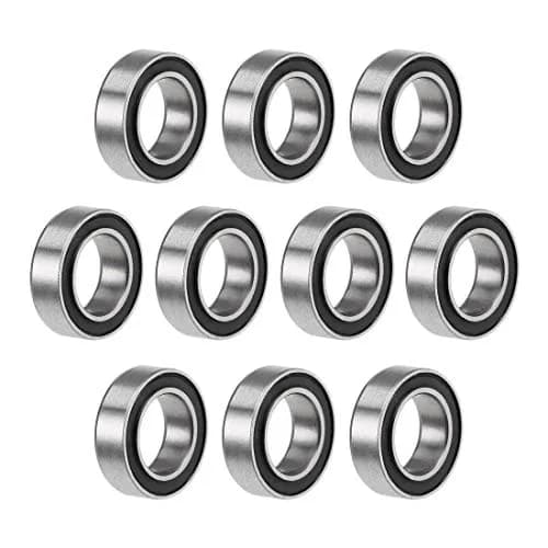 uxcell MR106-2RS 6mmx10mmx3mm Deep Groove Ball Bearings, Double Sealed Chrome Steel Z2 thumbnail 1