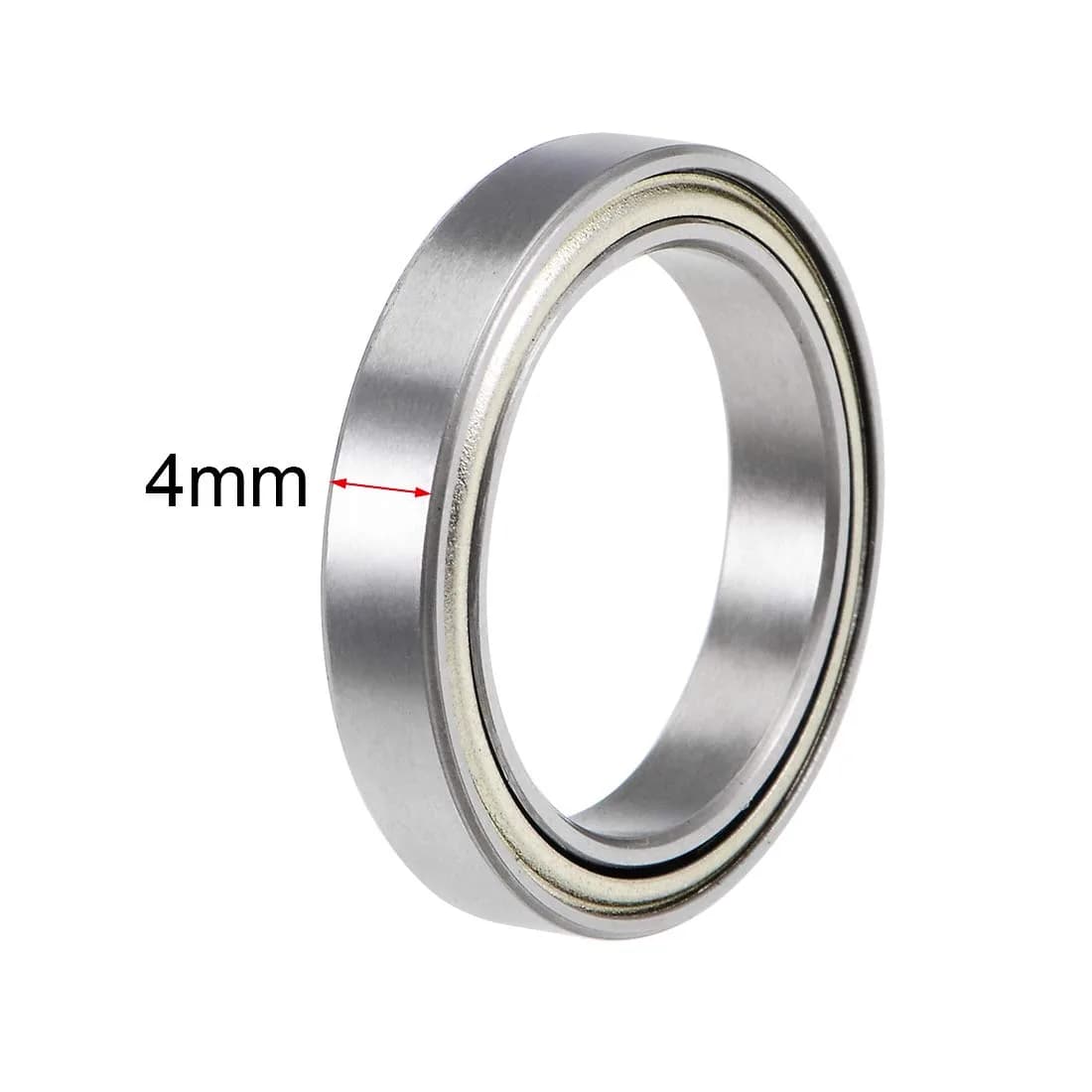 uxcell 6703ZZ Deep Groove Ball Bearings 17mm x 23mm x 4mm Double Shielded Chrome Steel 2 Pcs - view 3