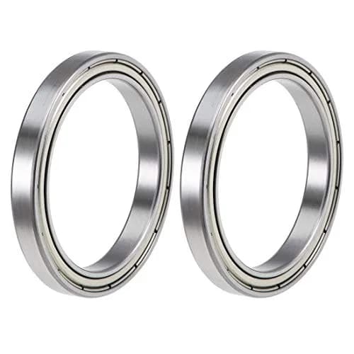 uxcell 6809ZZ Deep Groove Ball Bearings 45mm x 58mm x 7mm Double Shielded Chrome Steel (2 Pcs) thumbnail 1