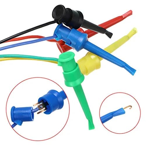 Sumnacon Test Dual Lead Test Hook Clips for Multimeter Testing | 20 AWG, 10 Pcs thumbnail 4