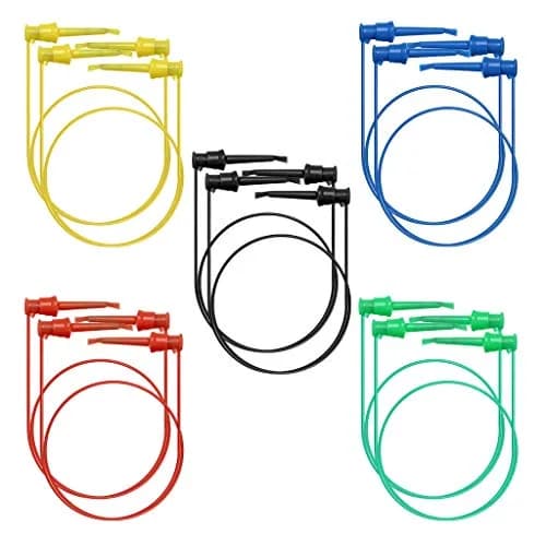 Sumnacon Test Dual Lead Test Hook Clips for Multimeter Testing | 20 AWG, 10 Pcs thumbnail 6