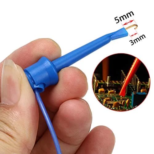Sumnacon Test Dual Lead Test Hook Clips for Multimeter Testing | 20 AWG, 10 Pcs thumbnail 3
