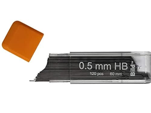 Bild Premium Mechanical Pencil Lead Refills (HB, 0.5 mm) | Smooth Dark Line, Break-Resistant (70-120 chars) thumbnail 3