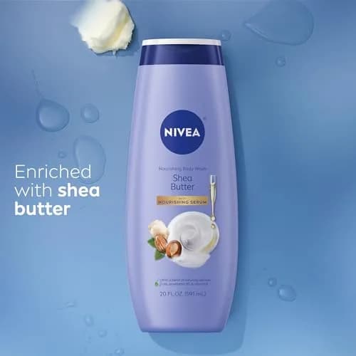 NIVEA Nourishing Shea Butter Body Wash with Nourishing Serum 591ml (20 Fl Oz) | Hydrates Dry Skin thumbnail 9