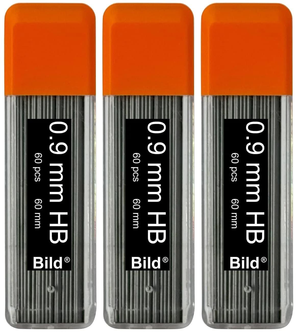 Bild Premium Mechanical Pencil Lead Refills (HB, 0.5 mm) | Smooth Dark Line, Break-Resistant (70-120 chars) — HB / 0.9 mm