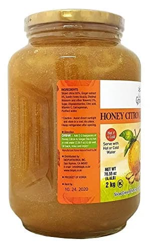 Balance Grow Honey Citron and Ginger Tea 70.55oz | Ginger & Honey Flavor, No Artificial Color thumbnail 2