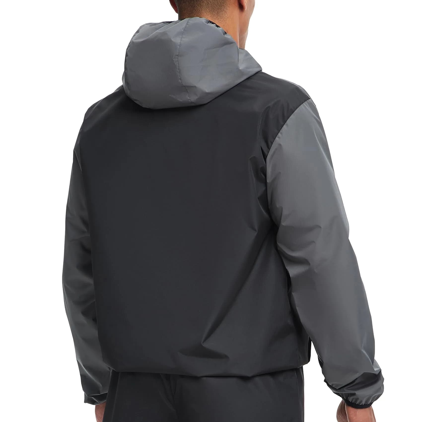 HOTSUIT Men's Sauna Suit Jacket Gray 5XL | Sweat-Inducing Workout Gear - view 2