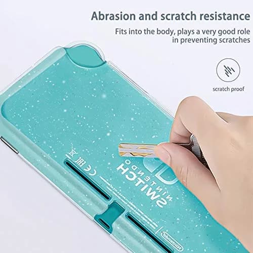 DLseego Protective Case for Nintendo Switch Lite, Glitter Bling Soft TPU Cover with Shock-Absorption and Anti-Scratch Design - Crystal Glitter thumbnail 5