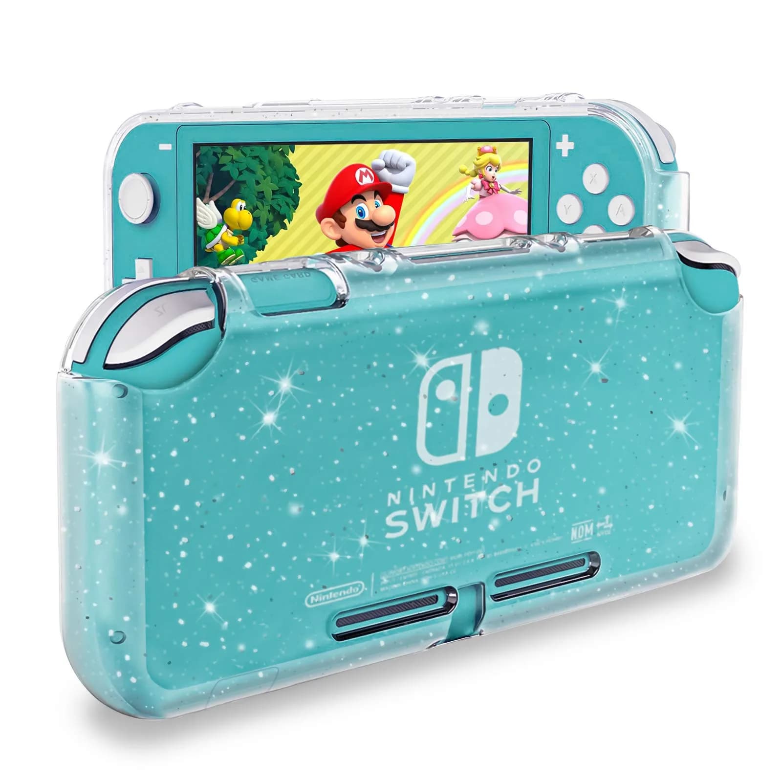 DLseego Protective Case for Nintendo Switch Lite, Glitter Bling Soft TPU Cover with Shock-Absorption and Anti-Scratch Design - Crystal Glitter - main product image