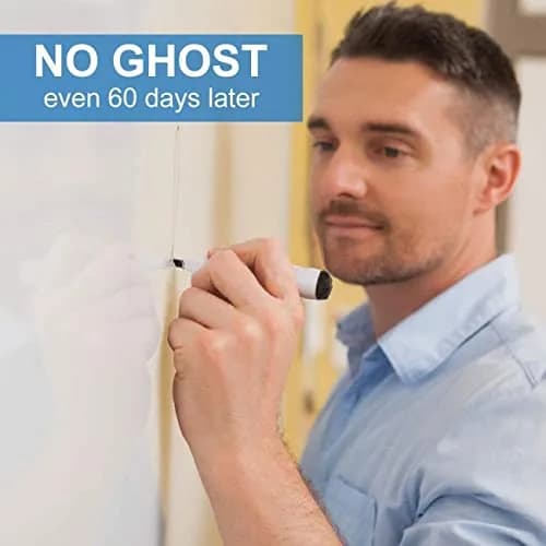 AFMAT Dry Erase Board Sticker 48 x 36 inches White Wall Wallpaper No Ghost (4' x 3') thumbnail 2