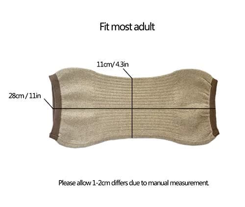 Flycheers Unisex Cashmere Wool Knee Brace Pads | Thermal Knee Support for Winter & Sports thumbnail 2