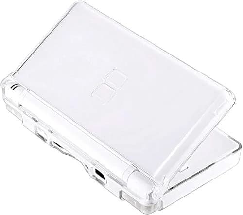 KlsyChry Transparent Hard Shell Case Cover for Nintendo DS Lite | Crystal Clear Housing, Scratch-Resistant (13.7x7.7x2.5cm) thumbnail 1