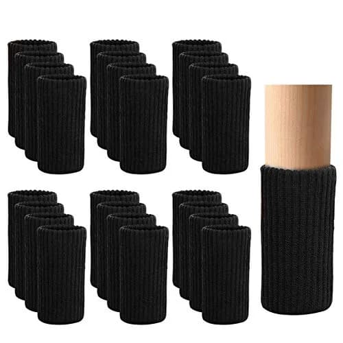 OEEKOI Furniture Leg Socks 24 pcs | Floor Scratch & Noise Protection for Chairs & Tables thumbnail 1