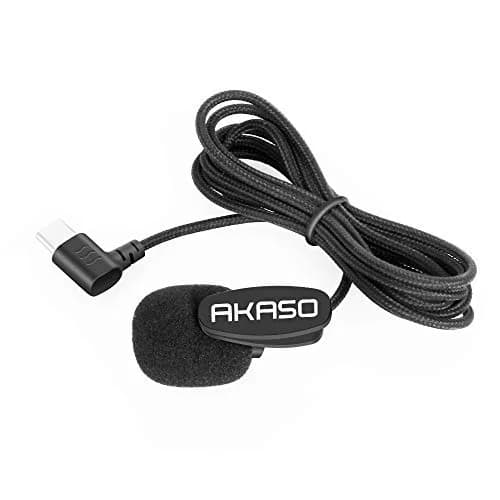 AKASO External Microphone for Brave 7/8/6 Plus Action Camera | Type-C Port thumbnail 1