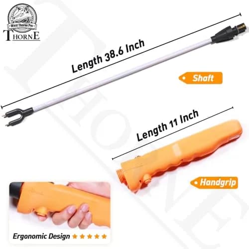West Thorne Pro Cattle Prod 132cm (52 inches) | Rechargeable Electric Livestock Prod with LED Light thumbnail 3