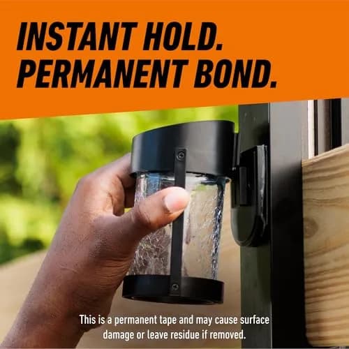 Gorilla Heavy Duty Double Sided Mounting Tape Black 1" x 120" (30.48cm x 30.48m) | Holds Up to 30 lbs thumbnail 7