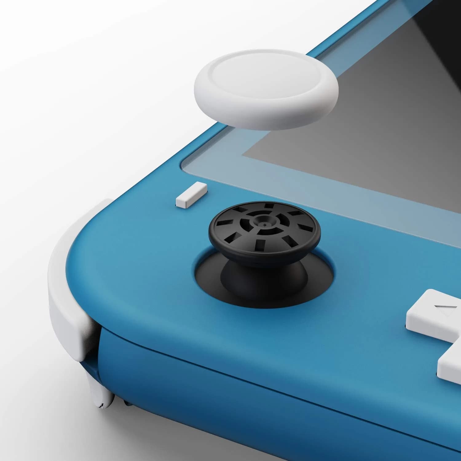 Skull & Co. Lite Gray Replacement Joystick Covers for Nintendo Switch Lite - view 2