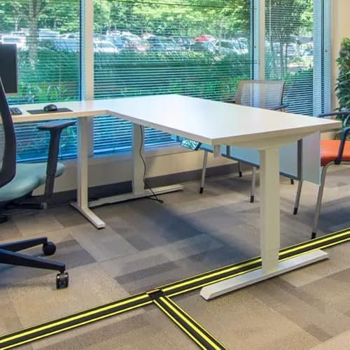 Eapele Heavy Duty Floor Cable Cover Protector 3.03" Wide x 10 ft Long | Prevents Trip Hazards thumbnail 9
