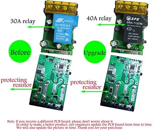 QOFOWIN DC 12V-72V Remote Control Switch with 3000W High Power & 300m Range | 2 Remotes Included thumbnail 5