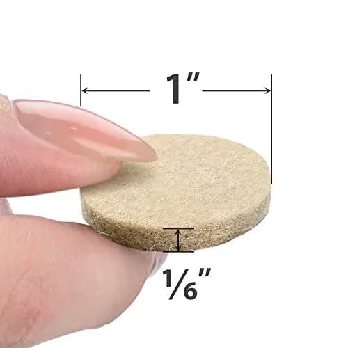 X-Protector Felt Furniture Pads 48 pcs 1" Beige | Floor Scratch Protection thumbnail 5