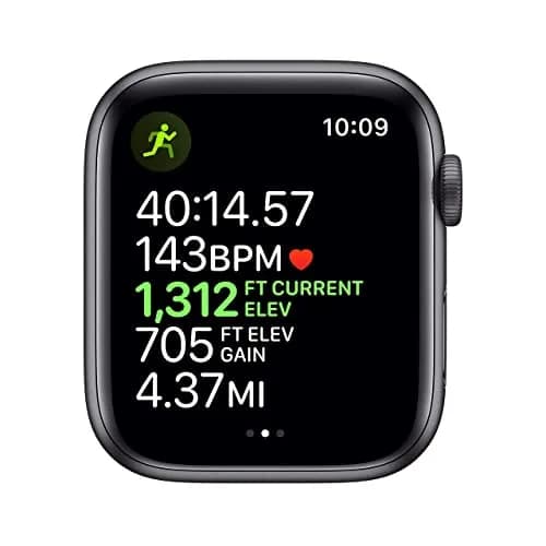 Apple Watch Series 5 GPS + Cellular 44MM Space Gray Aluminum with Black Sport Band | Always-On Retina Display thumbnail 4