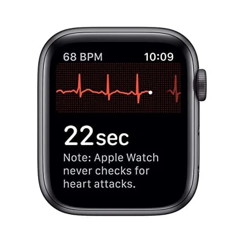 Apple Watch Series 5 GPS + Cellular 44MM Space Gray Aluminum with Black Sport Band | Always-On Retina Display thumbnail 5