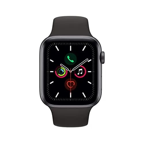 Apple Watch Series 5 (GPS + Cellular, 44MM) - Space Gray Aluminum Case with Black Sport Band | Always-On Retina Display - view 6