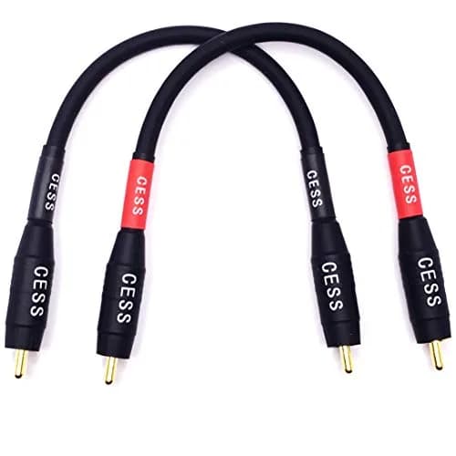 CNCESS Waterproof RCA Male to Male Cable (3 Feet) | Durable Audio Connection for Home & Studio thumbnail 1