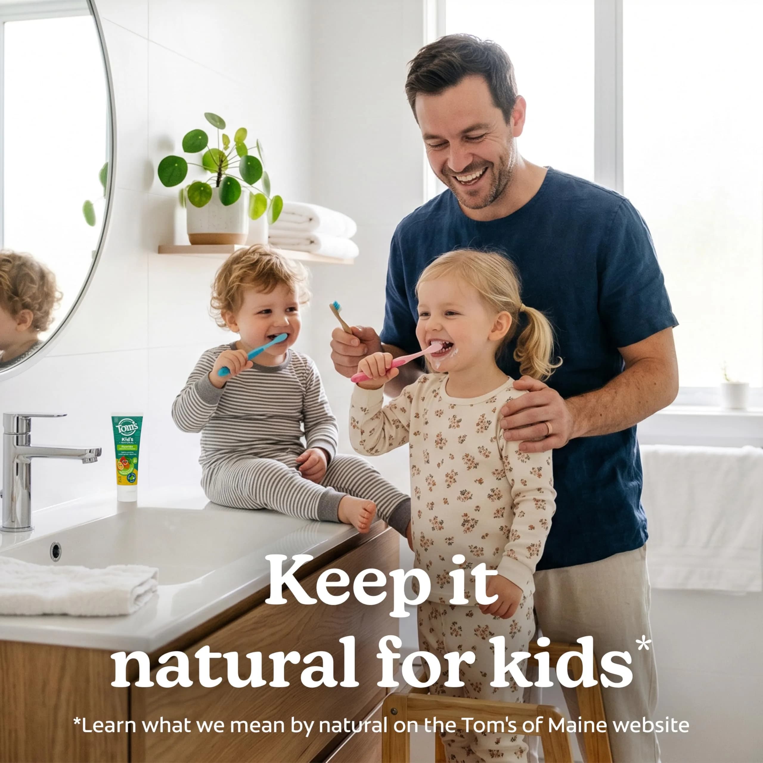 Tom's of Maine Natural Kids Fluoride Toothpaste Orange Mango 145g (5.1 oz) 3pk | Dentist Recommended for Cavity Protection - view 5