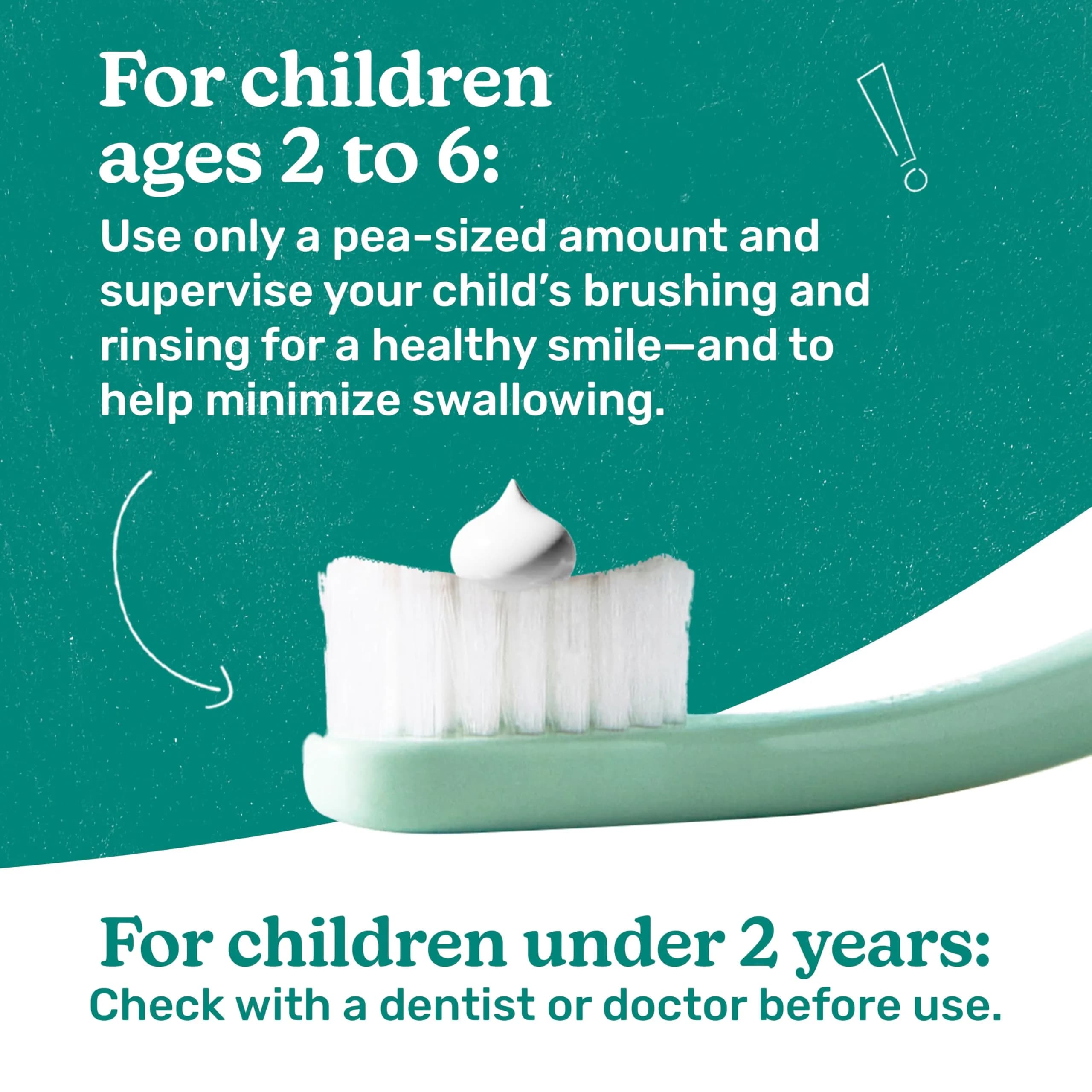 Tom's of Maine Natural Kids Fluoride Toothpaste Orange Mango 145g (5.1 oz) 3pk | Dentist Recommended for Cavity Protection - view 8