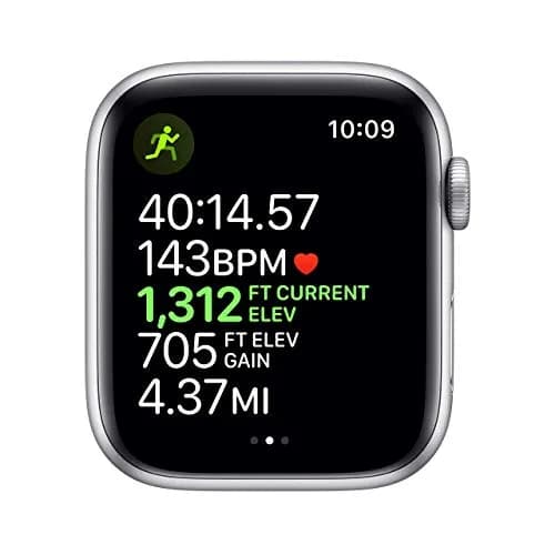 Apple Watch Series 5 (GPS + Cellular, 44MM) Silver Aluminum Case with White Sport Band | Always-On Retina Display thumbnail 4