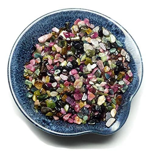 Cherry Tree Collection 1/2 lb Polished Multi Tourmaline Gemstone Chips | Natural, Irregular Shapes, 5-8mm thumbnail 2