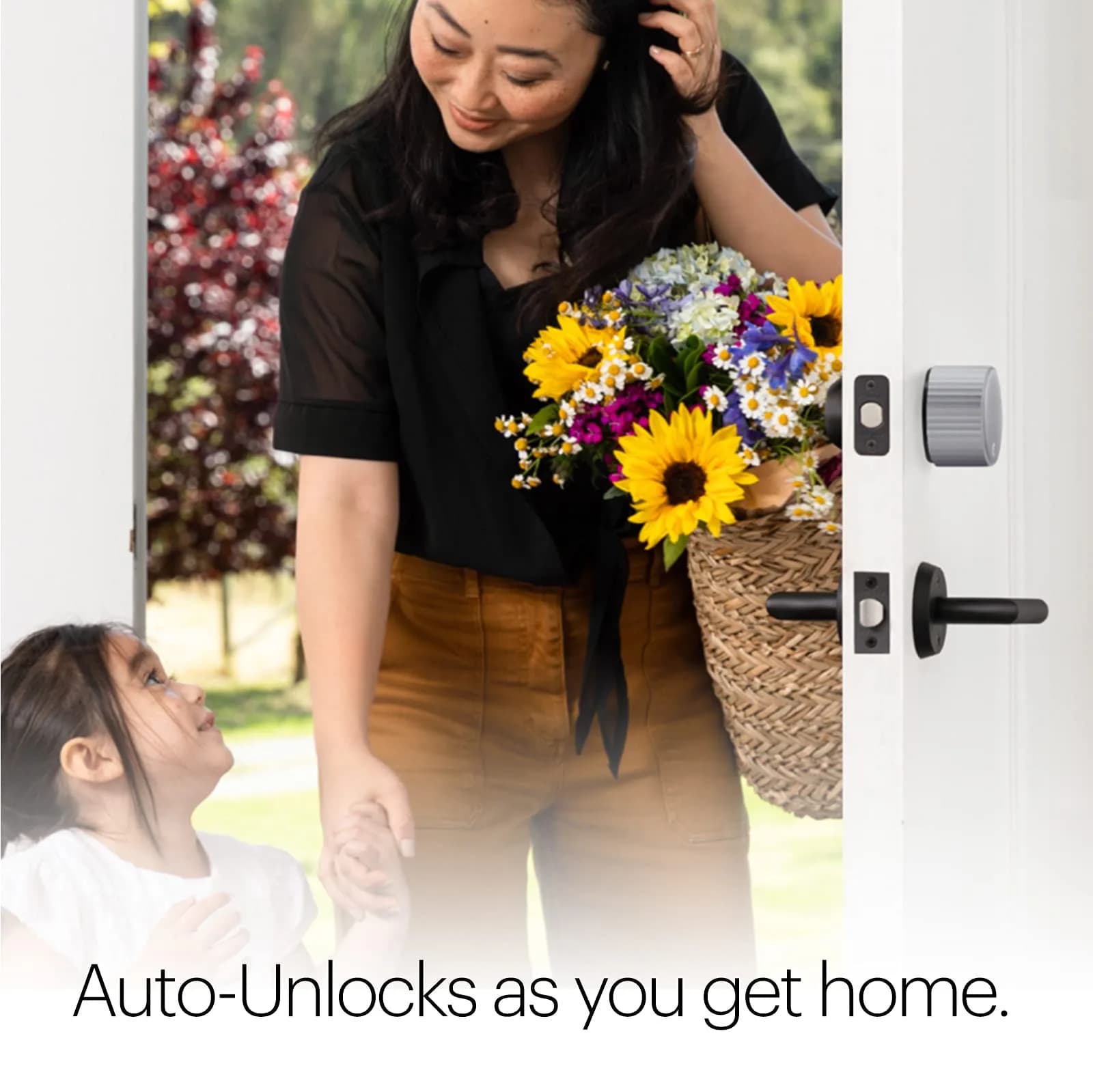 August Home Wi-Fi Smart Lock (4th Gen) Silver | Retrofits Existing Deadbolt, Keyless Entry, 181g - view 3