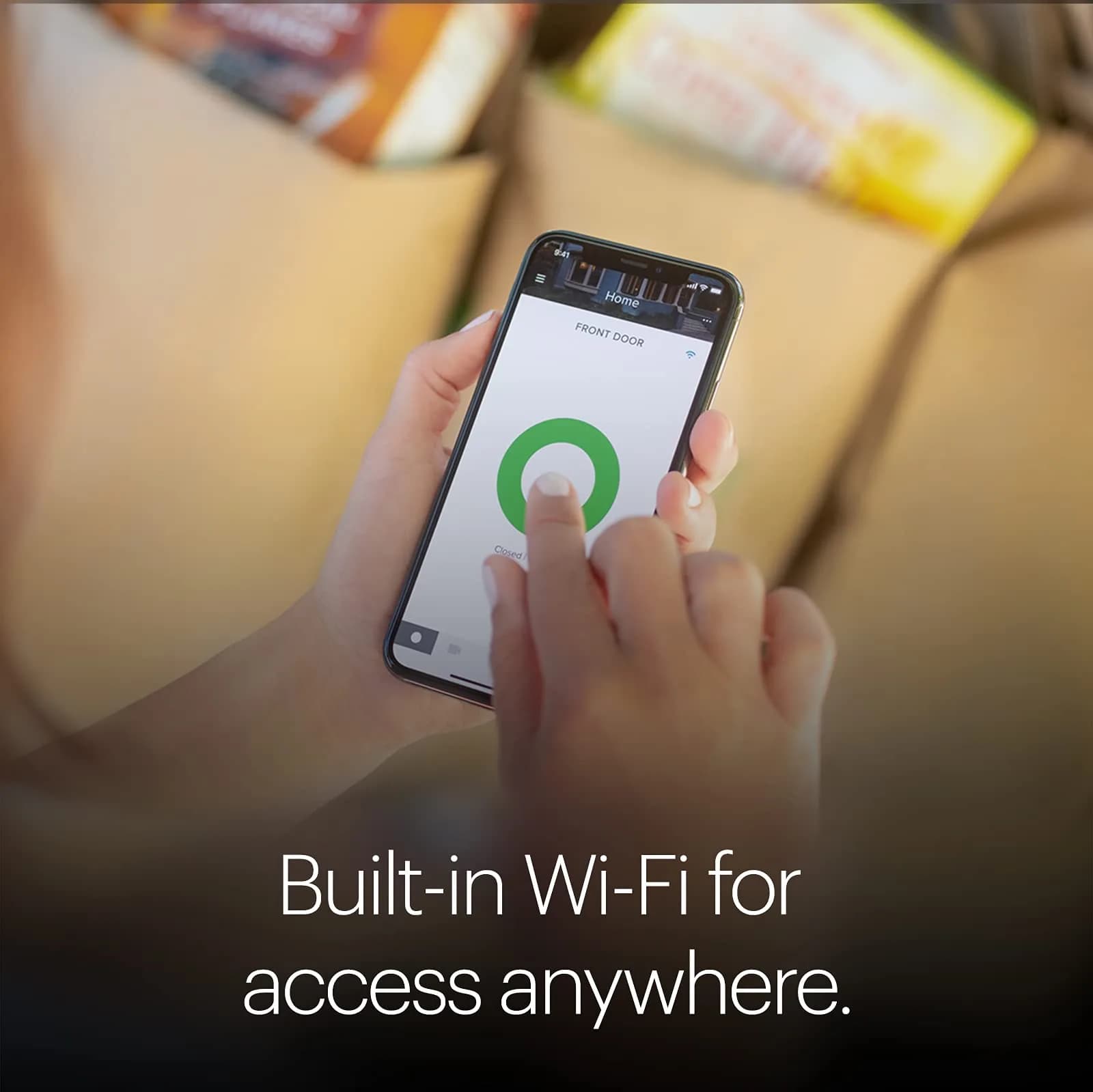 August Home Wi-Fi Smart Lock (4th Gen) Silver | Retrofits Existing Deadbolt, Keyless Entry, 181g - view 4