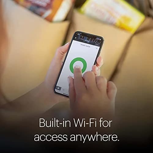 August Home Matte Black Wi-Fi Smart Lock (4th Gen) 2.8x2.75x2.8 inches | Upgrade Your Existing Deadbolt thumbnail 5