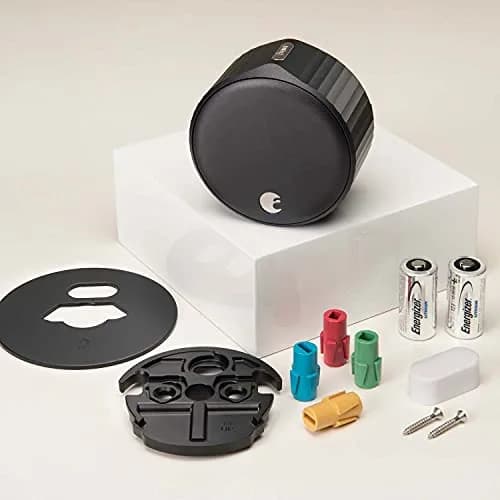 August Home Matte Black Wi-Fi Smart Lock (4th Gen) 2.8x2.75x2.8 inches | Upgrade Your Existing Deadbolt thumbnail 7