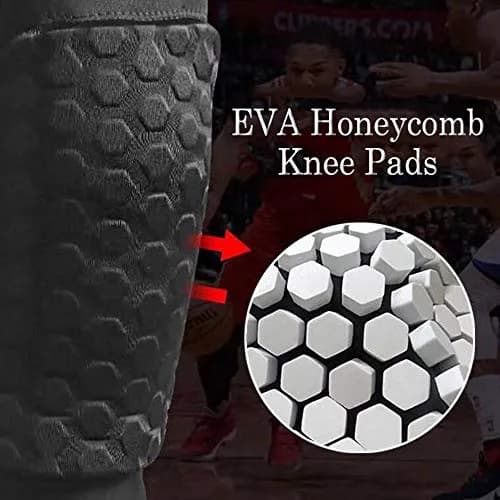 Unlimit Basketball Pants with Knee Pads | Compression & Protection for Men (L) thumbnail 8