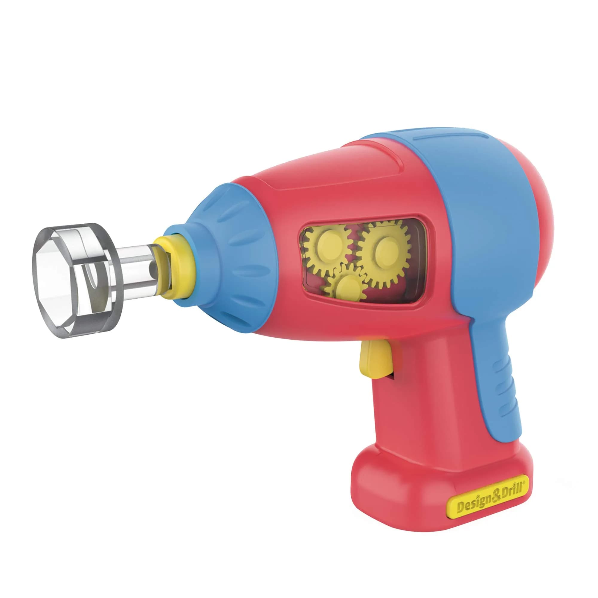 Educational Insights Design & Drill Toy Power Drill | Realistic Electric Toy for Kids Ages 3+ — Multicolor