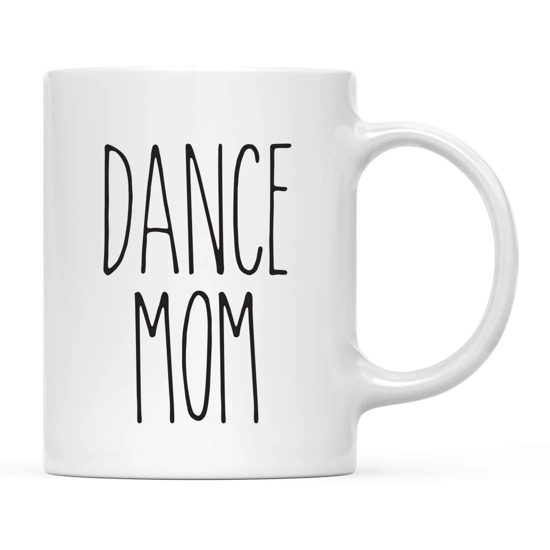 Andaz Press Dance Mom 11oz (325ml) Ceramic Coffee Mug | Rustic Farmhouse Style Gift — Dance Mom