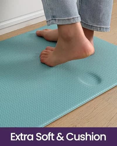 DEXI Anti-Fatigue Kitchen Floor Mats Set of 2 — 4.4 cm (1.75 inch) Thick, 43x145cm & 43x74cm | Cushioned Comfort for Standing thumbnail 5