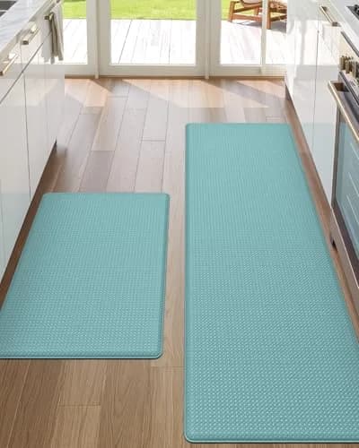 DEXI Anti-Fatigue Kitchen Floor Mats Set of 2 — 4.4 cm (1.75 inch) Thick, 43x145cm & 43x74cm | Cushioned Comfort for Standing thumbnail 1
