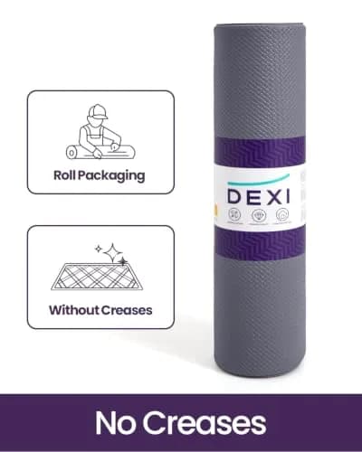 DEXI Anti Fatigue Kitchen Floor Mats Set of 2, 183 cm (72 in) & 74 cm (29 in) Grey | Cushioned Comfort for Standing thumbnail 9