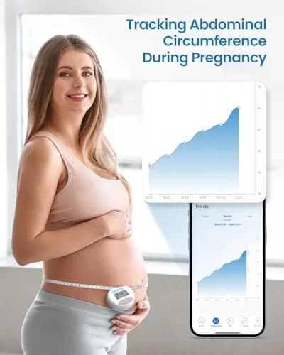 RENPHO Smart Body Measuring Tape 150cm (60in) | FDA Approved, Retractable, Bluetooth App thumbnail 6