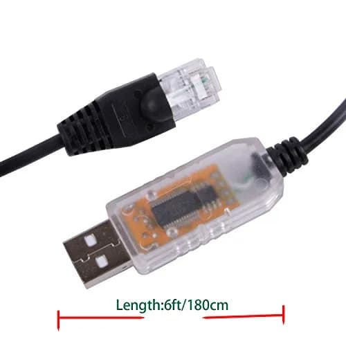 Suamdoen USB to RJ45 RS485 Serial Programming Cable 6ft Support Win10 thumbnail 3