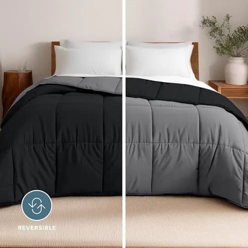 Bare Home Reversible Comforter Full | Ultra-Soft Microfiber, All-Season, Reversible Colors thumbnail 2