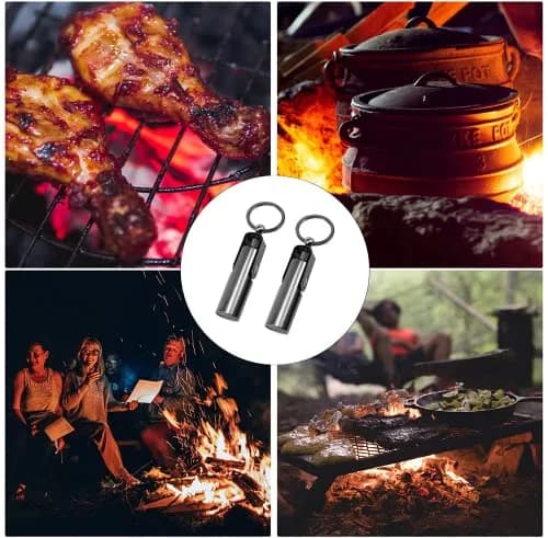 SOMGEM Permanent Match Infinity Lighter 2-Pack | Waterproof Strike Anywhere Fire Starter Keychain thumbnail 7