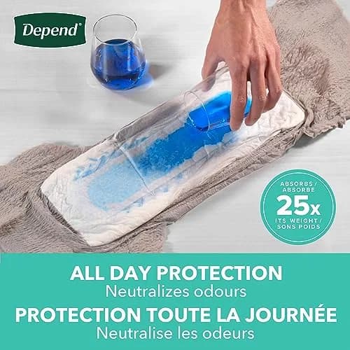 Depend FIT-FLEX Incontinence Underwear for Men, Maximum Absorbency, Large 40 Count | Discreet Fit, 35-43" Waist thumbnail 3