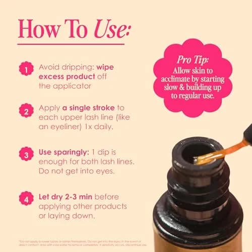 Grande Cosmetics GrandeLASH-MD Lash Enhancing Serum 1mL (0.034 Fl Oz) | Promotes Longer, Thicker Lashes thumbnail 3