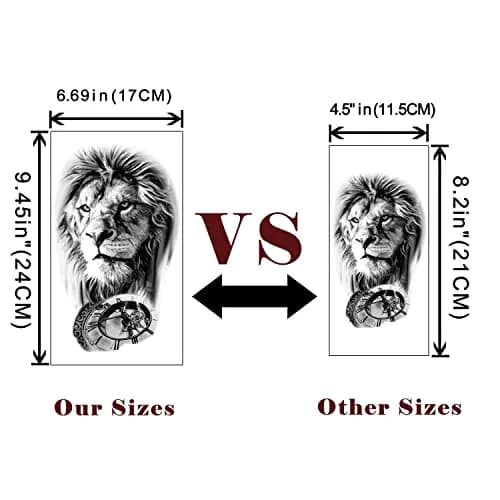 Yazhiji 36 Sheets Temporary Tattoos Stickers | Waterproof & Realistic Body Art for Adults & Kids thumbnail 9