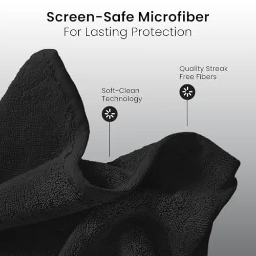 EVEO Screen Cleaner Spray with Microfiber Cloth - 200ml (6.76 Fl Oz) | Streak-Free Shine for All Screens thumbnail 6